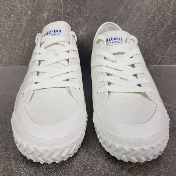 Skechers Sneakers Womens 9.5 m White Lace Up Street Trax Hi Washable Shoes - Picture 3 of 13